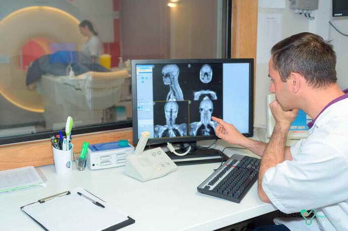Rintakehän osteokondroosin tietokonediagnoosi